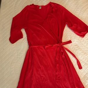 Red Wrap Dress